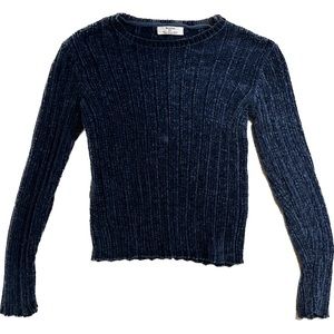 Bershka Blue Soft Sweater